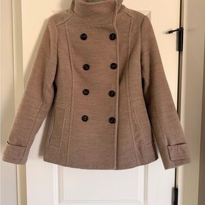 H&M Women's Classic Tan Pea Coat